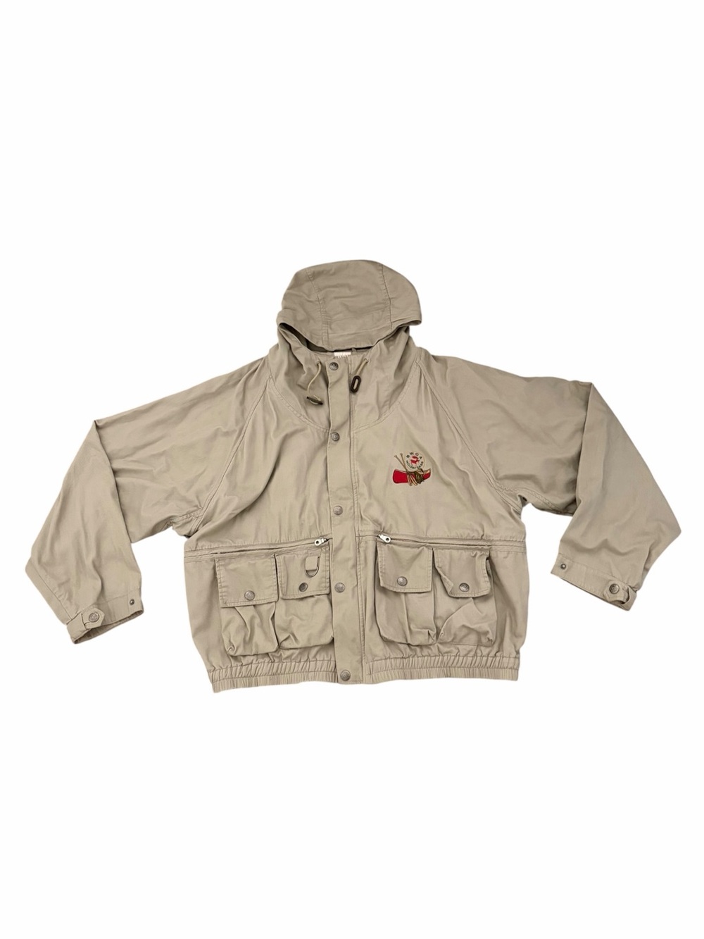 Vintage 90s Alpine Cotton BWCA Boundary Waters Canoe Jacket Men Large
